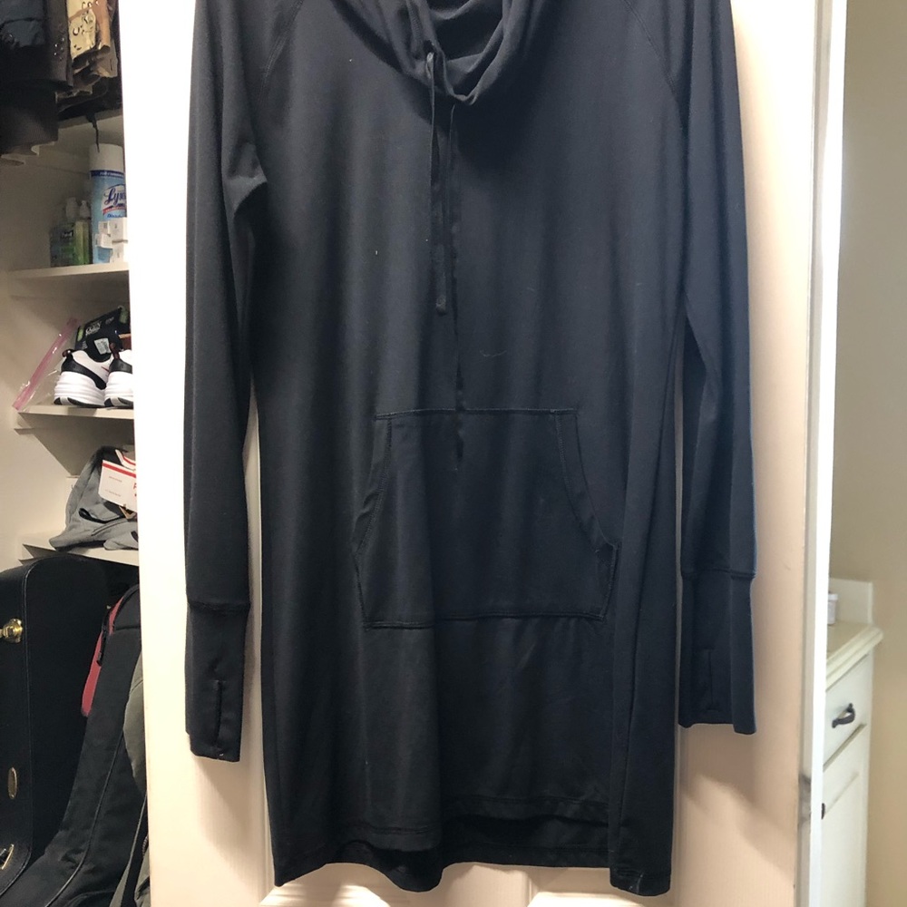 Yogalucious size m stretch dress black